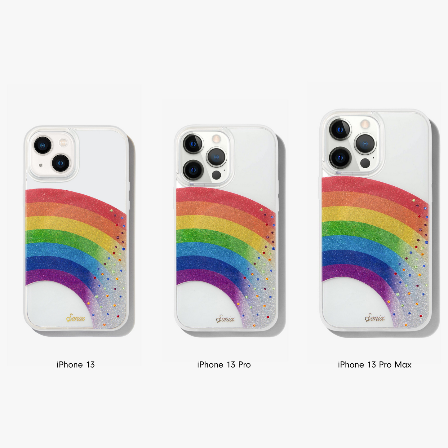 Rainbow Rhinestone Magsafe® Compatible iPhone Case