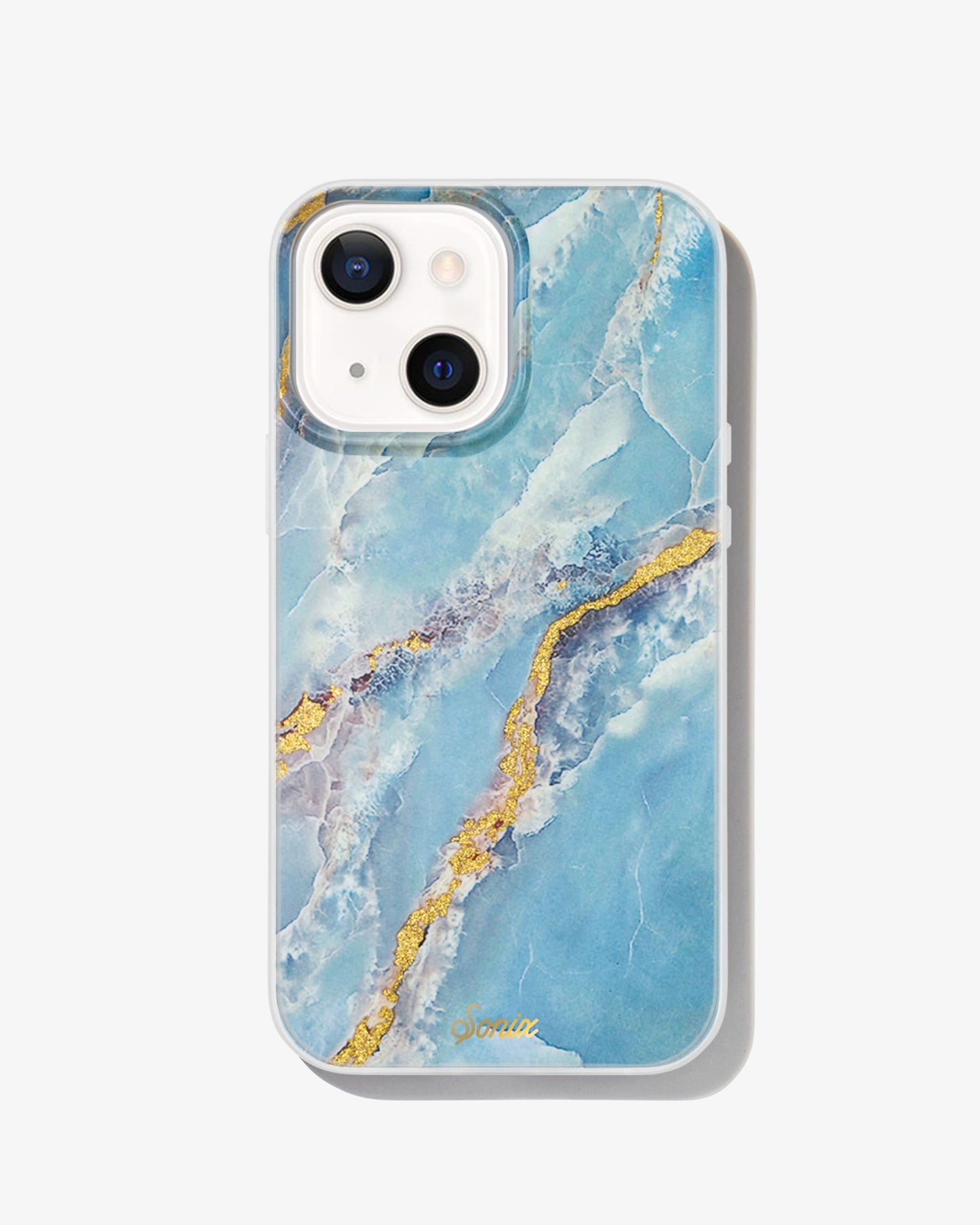 Ice Blue Marble iPhone Case