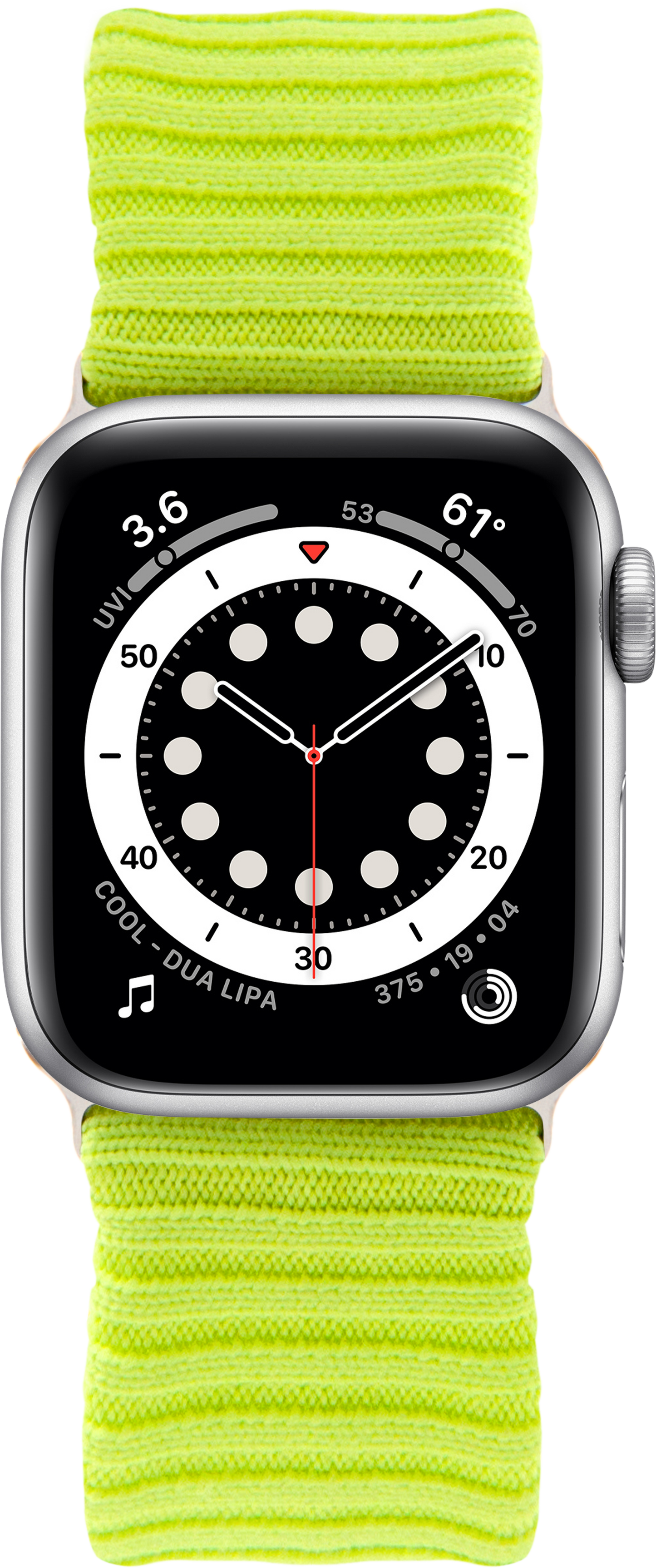 Knit Apple Watch Band - Neon Yellow