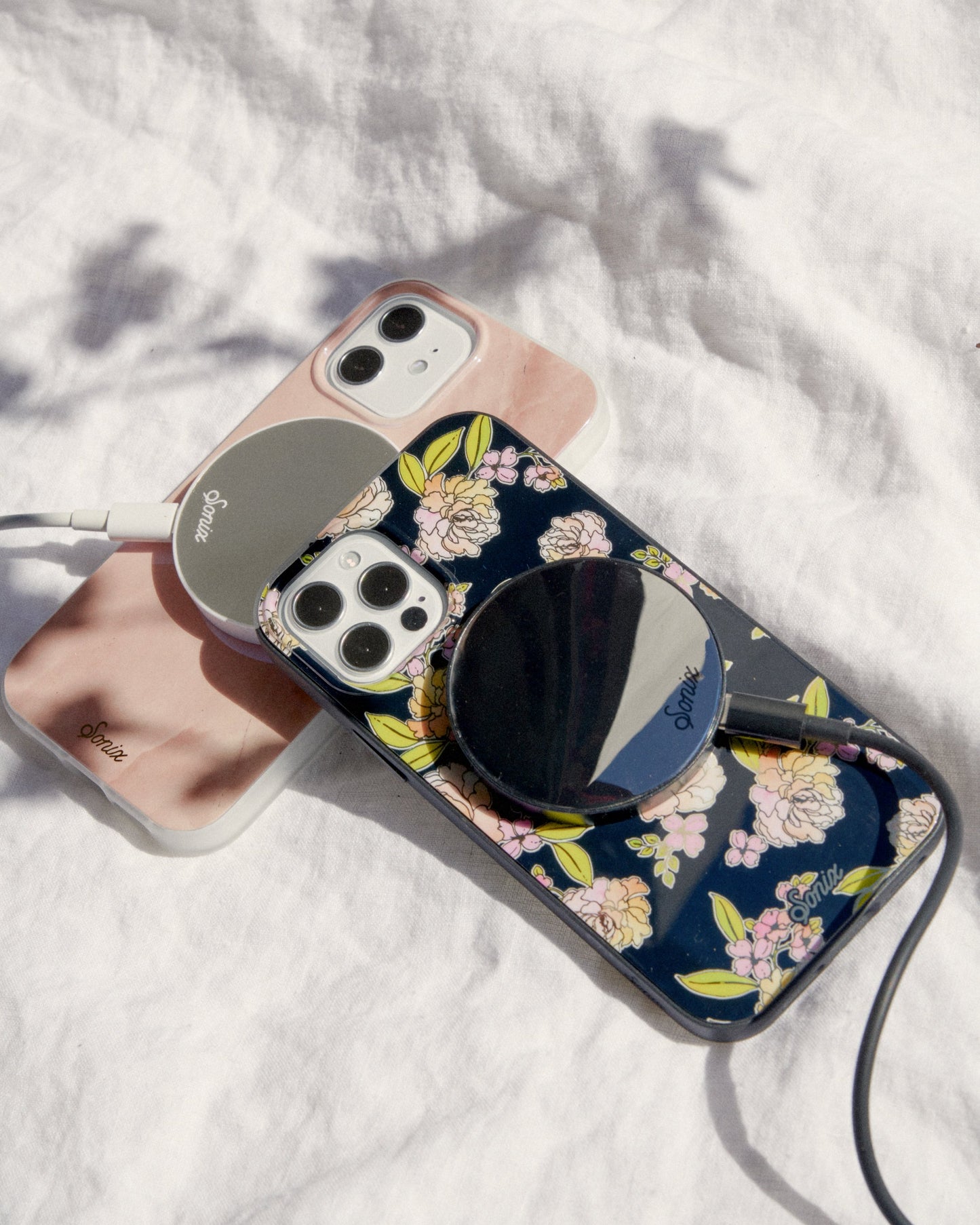 Floral Fantasy Black MagSafe® Compatible iPhone Case