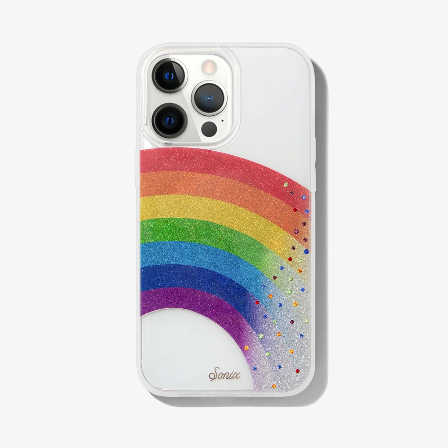 Rainbow Rhinestone iPhone Case