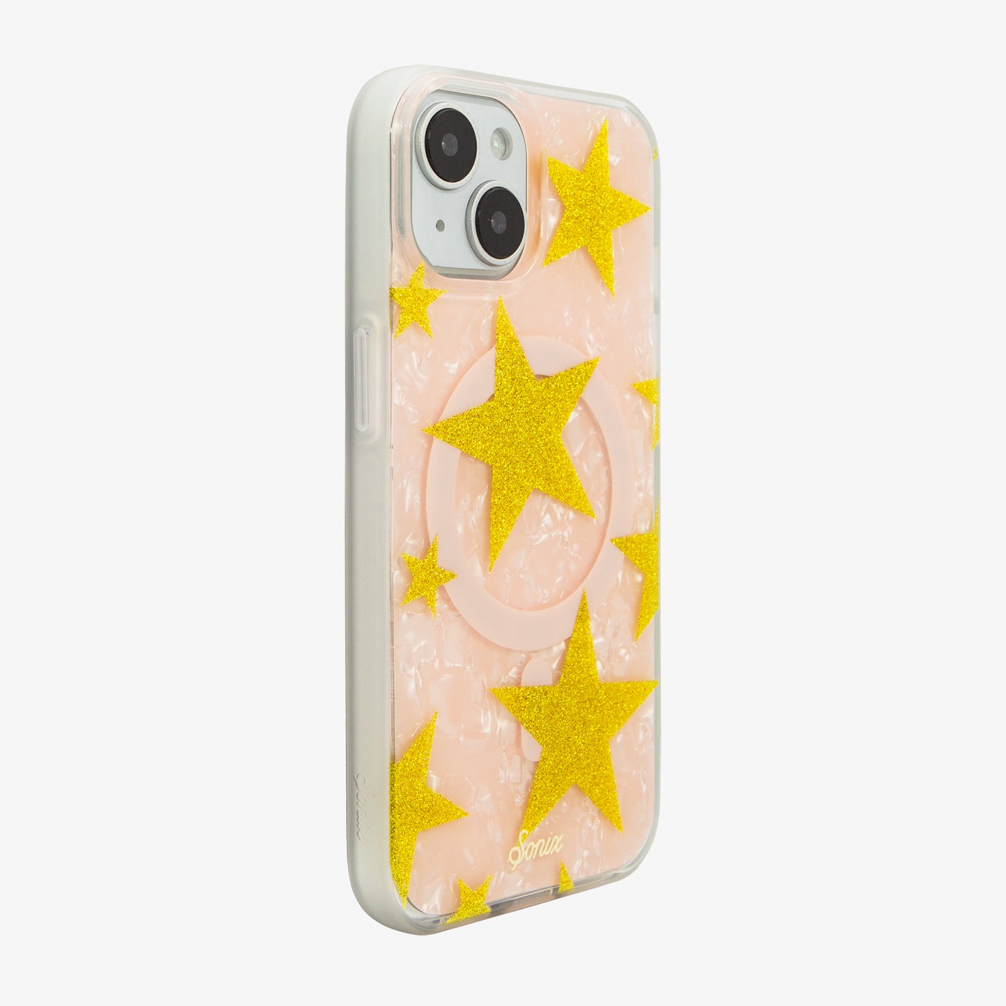 Starry Pink Tort MagSafe® Compatible iPhone Case