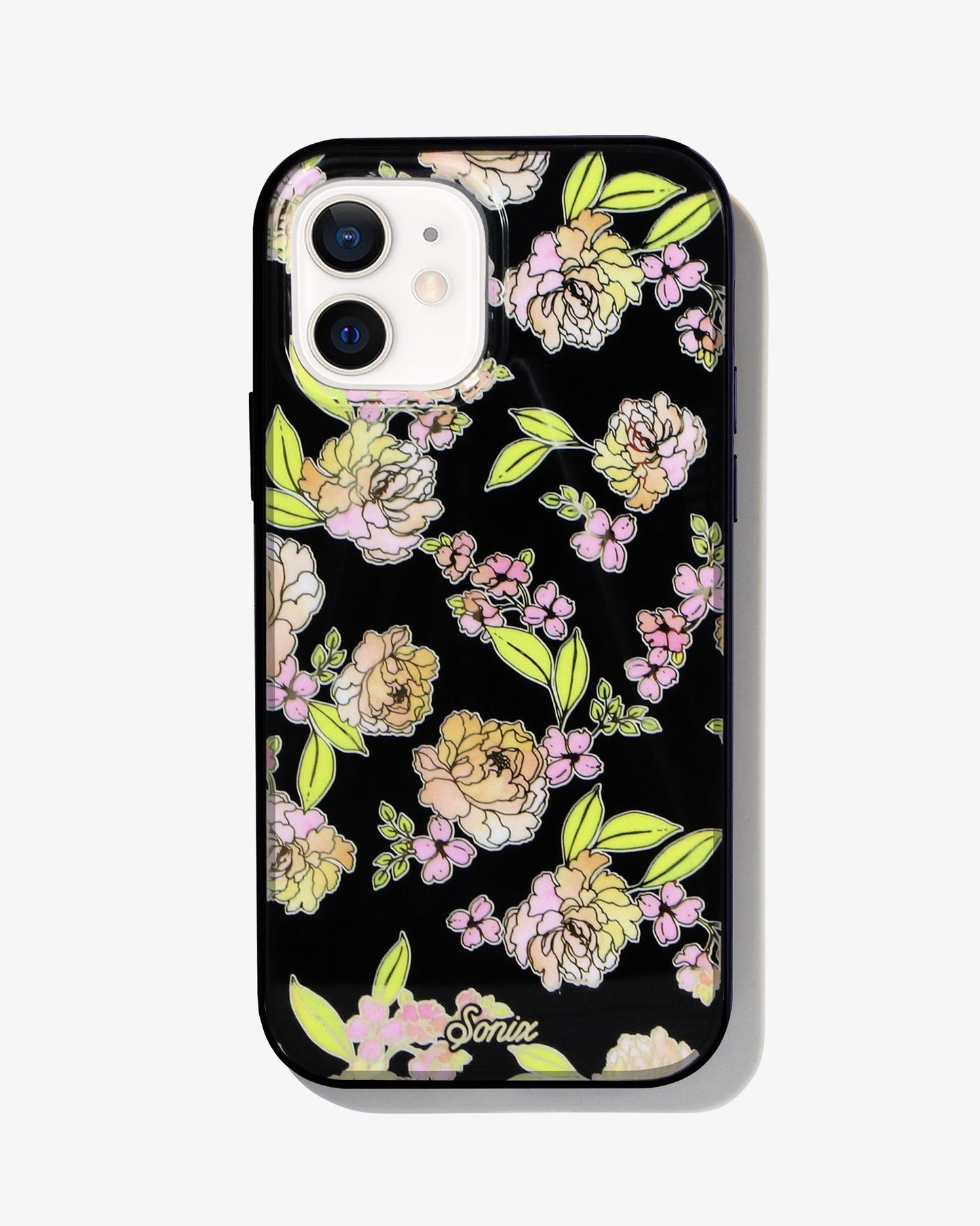 Floral Fantasy Black iPhone Case