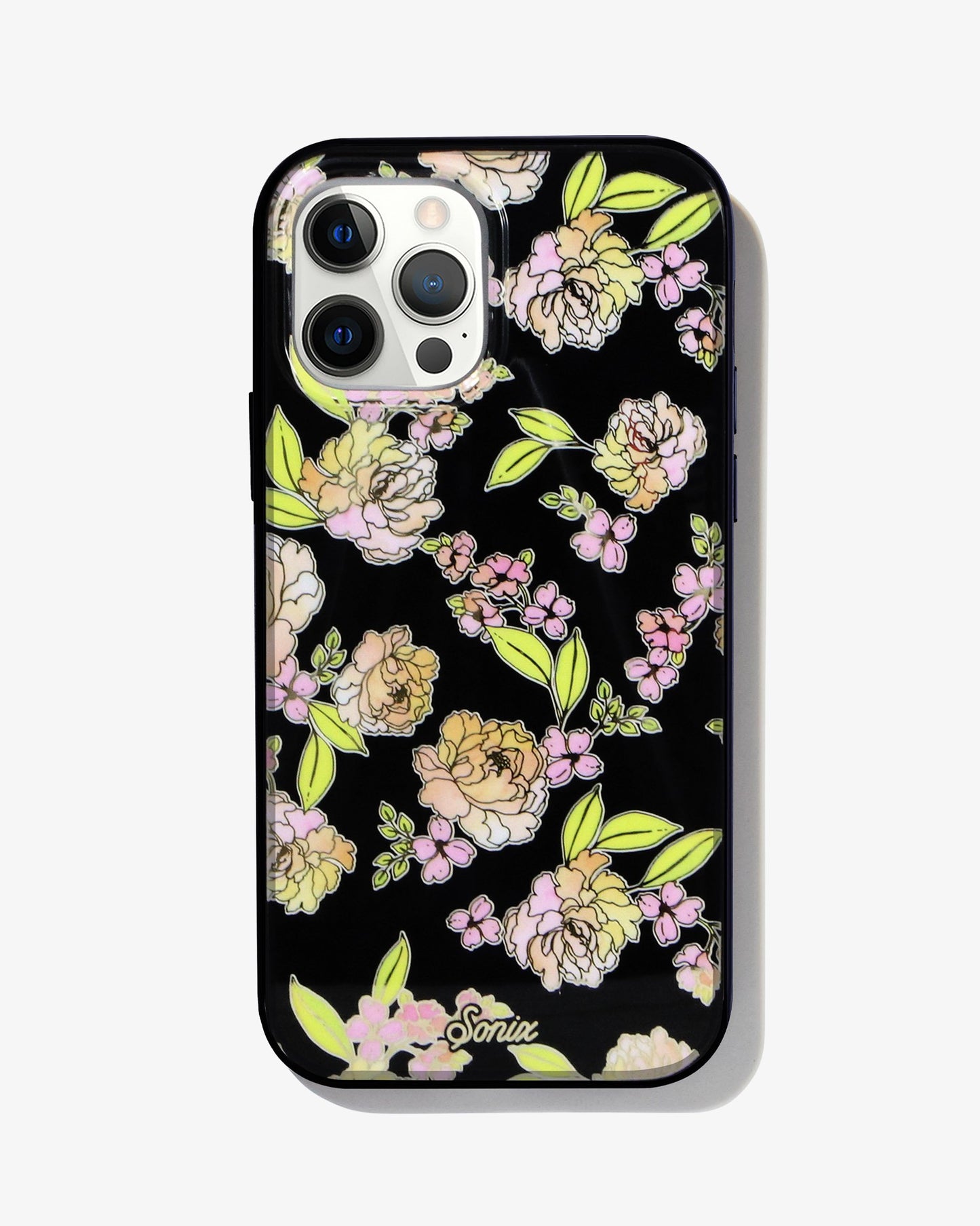 Floral Fantasy Black iPhone Case