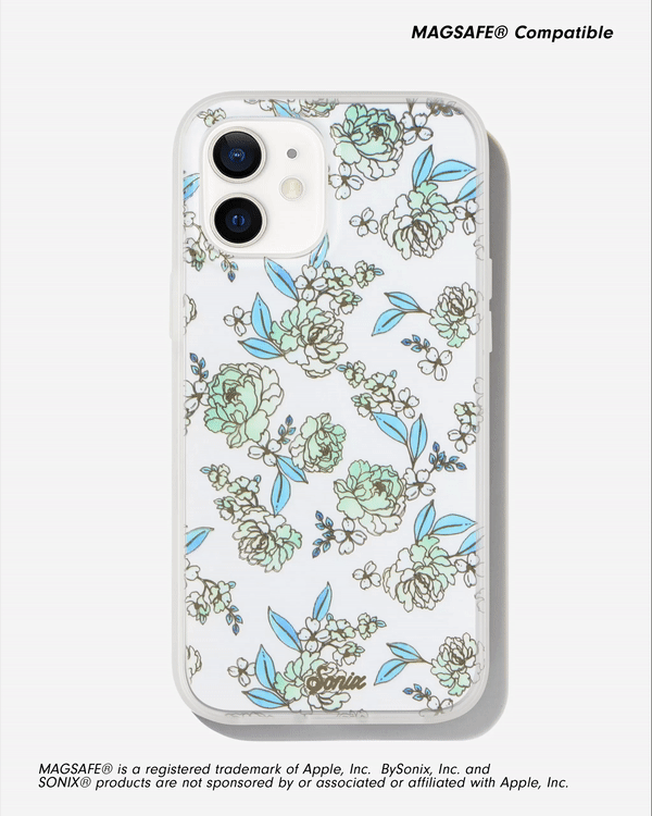 Floral Fantasy Chalk MagSafe® Compatible iPhone Case