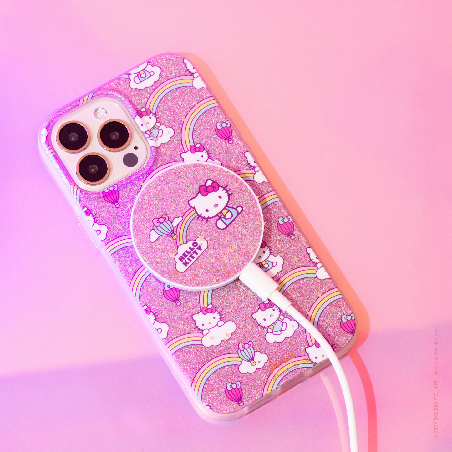 Rainbow Hello Kitty® MagSafe® Compatible iPhone Case