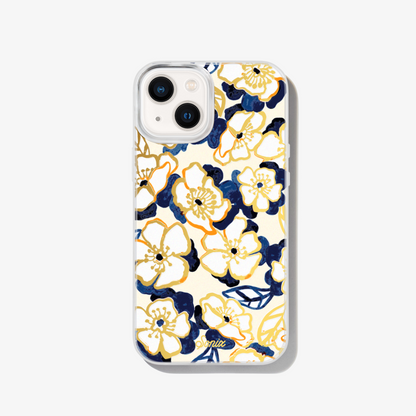 Blue Petal MagSafe® Compatible iPhone Case