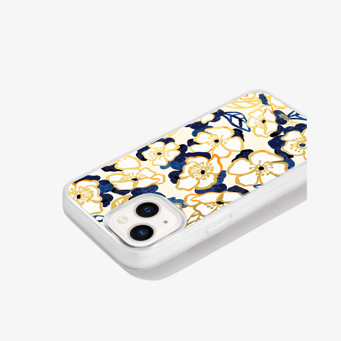 Blue Petal MagSafe® Compatible iPhone Case