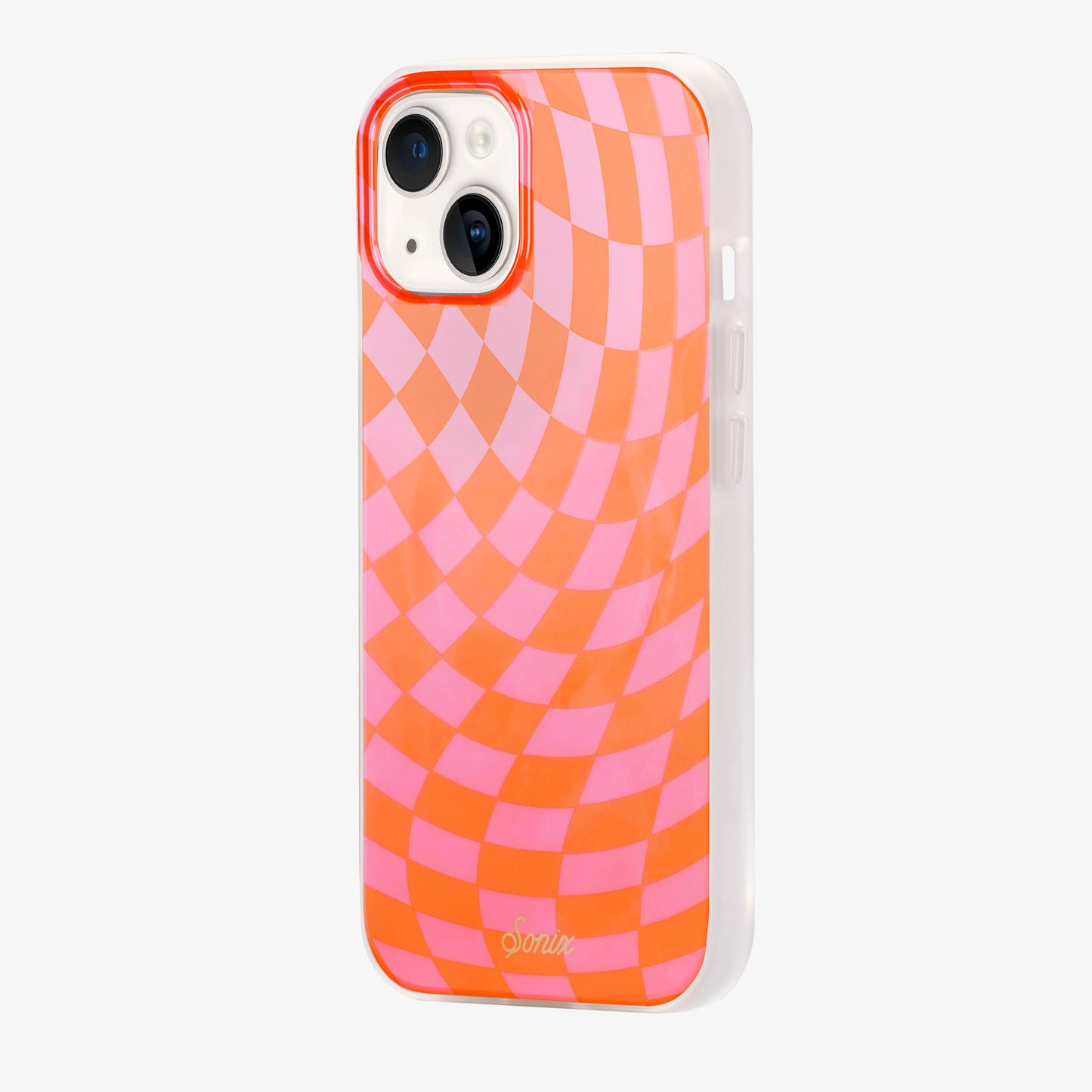 Checkmate Pink/Orange Magsafe® Compatible iPhone Case