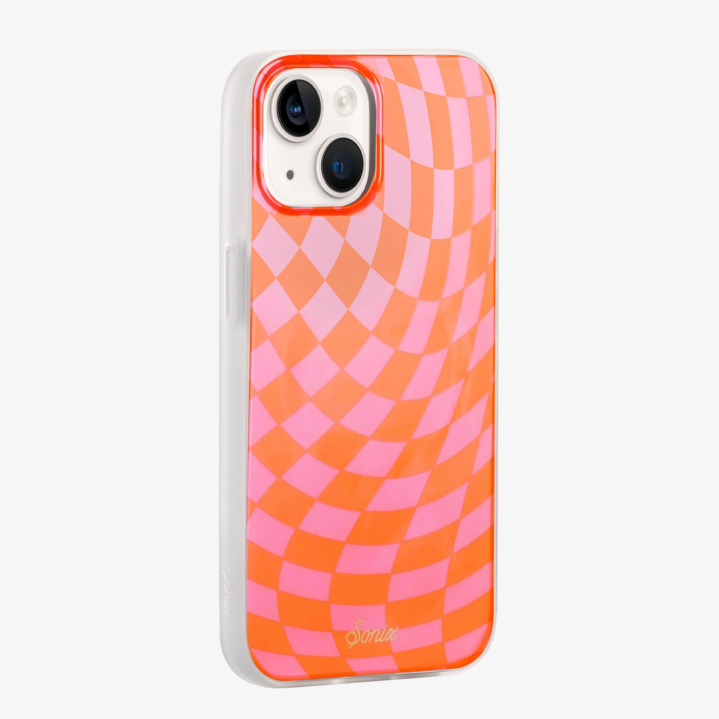 Checkmate Pink/Orange Magsafe® Compatible iPhone Case