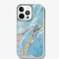 Ice Blue Marble iPhone Case