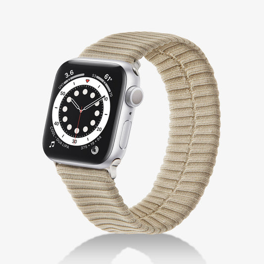 Knit Apple Watch Band - Oat
