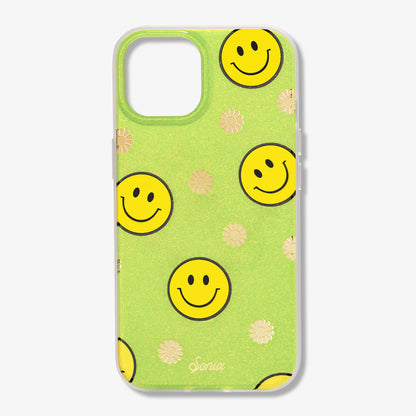 Neon Smiley Yellow Magsafe® Compatible iPhone Case