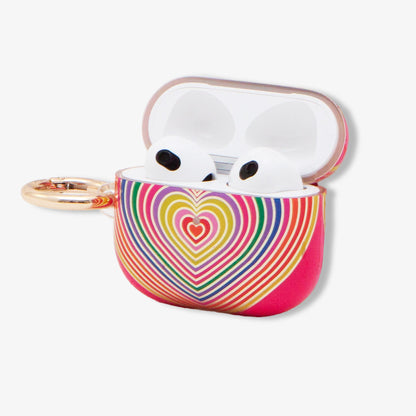 Rainbow Hearts AirPods Case