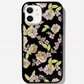 Floral Fantasy Black iPhone Case
