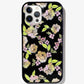 Floral Fantasy Black iPhone Case