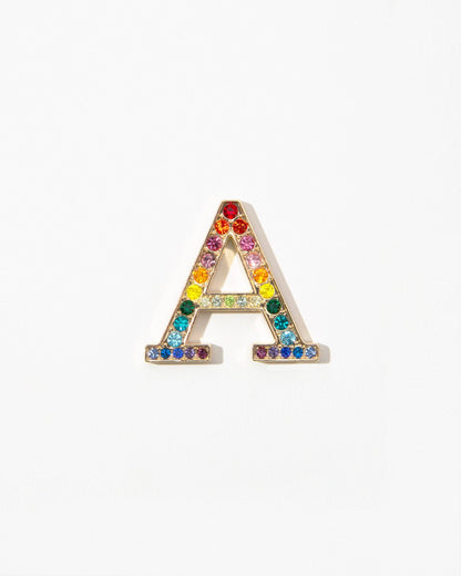 Tech Accessories - Crystal Embellished Metal Alphabet Sticker