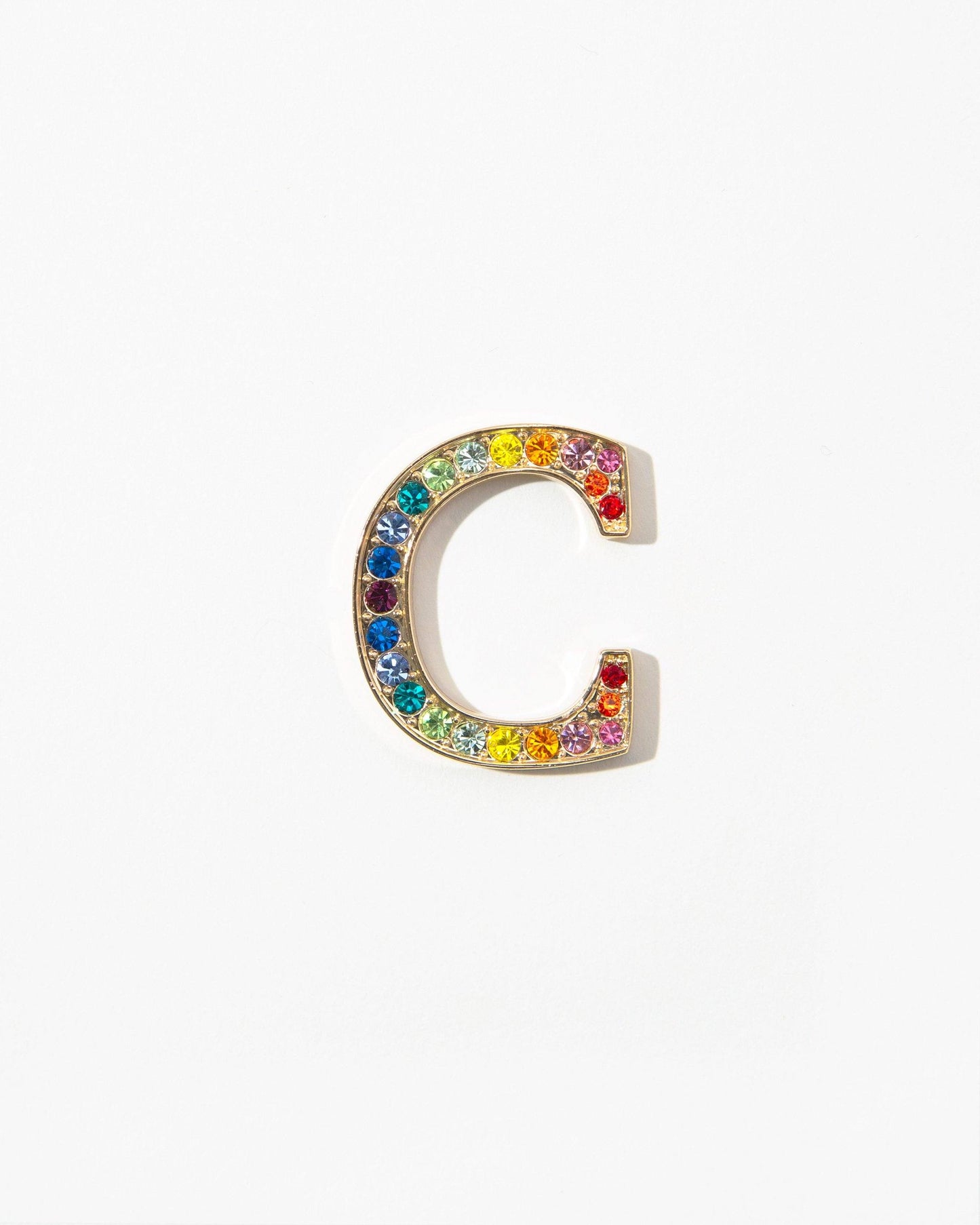 Tech Accessories - Crystal Embellished Metal Alphabet Sticker