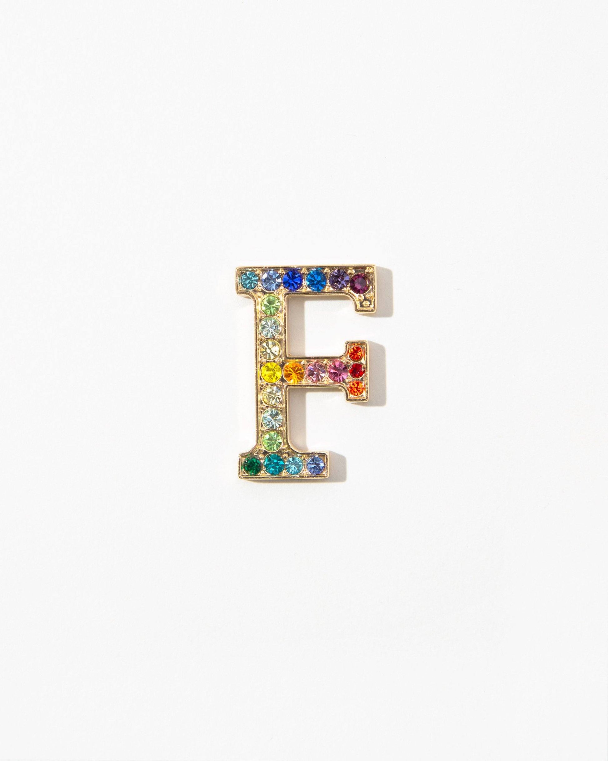 Tech Accessories - Crystal Embellished Metal Alphabet Sticker