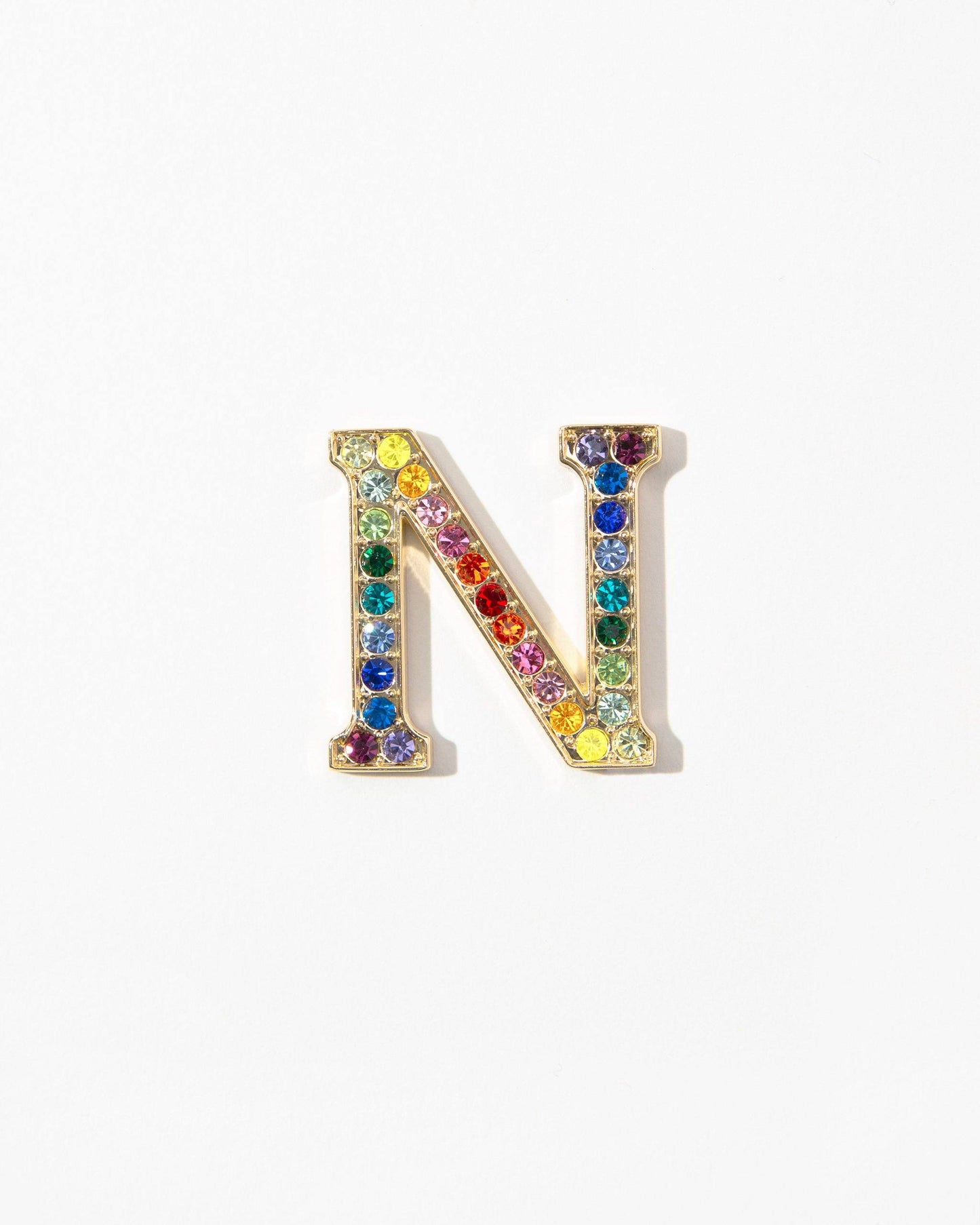 Tech Accessories - Crystal Embellished Metal Alphabet Sticker