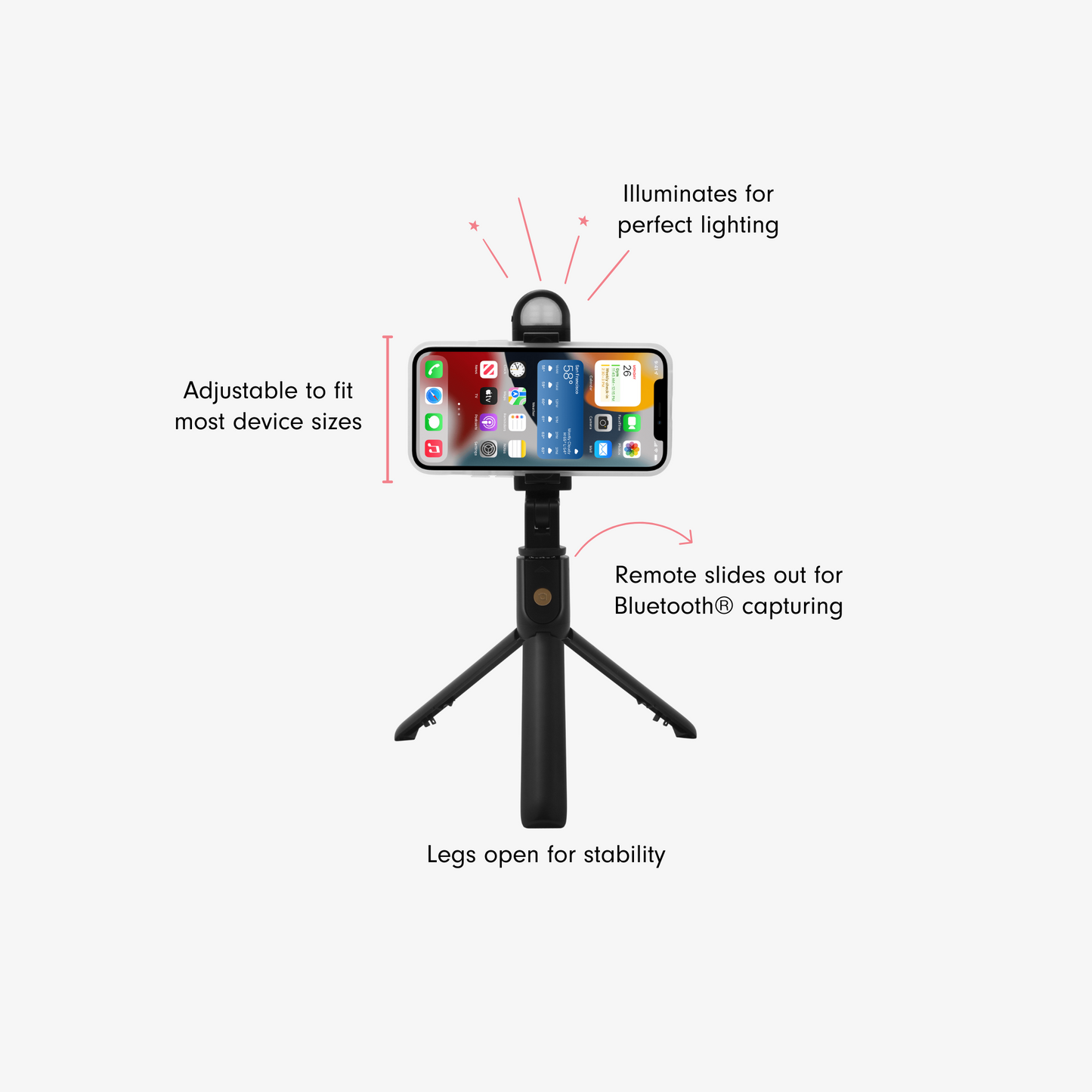 Capture Selfie Stick Tripod